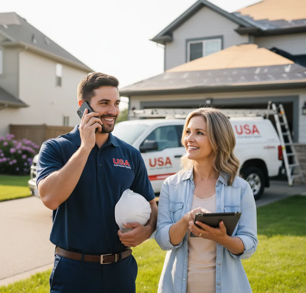 USA Roof Repair Experts customer support in Schaumburg